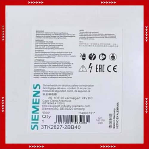 【问价】安全继电器 3TK2827-2BB40