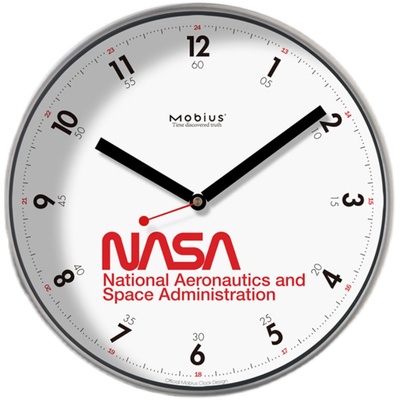 MOBIUS金属简约静音挂钟客厅