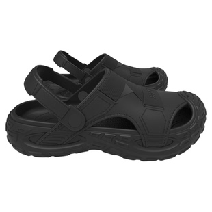 稻草人开车专用凉鞋两用男士夏透气防滑耐磨洞洞鞋大码厚底户外穿