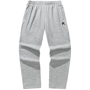 安踏KT运动裤春季轻薄长裤男士篮球训练跑步卫裤针织加绒直筒裤子