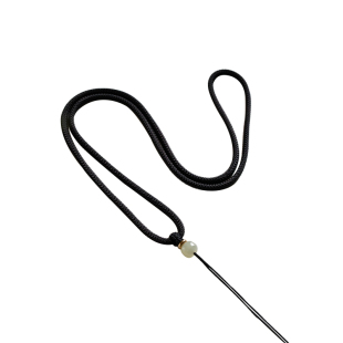 黄金吊坠绳子高档平安扣玉坠挂绳男款手工编织项链绳挂脖配饰绳子