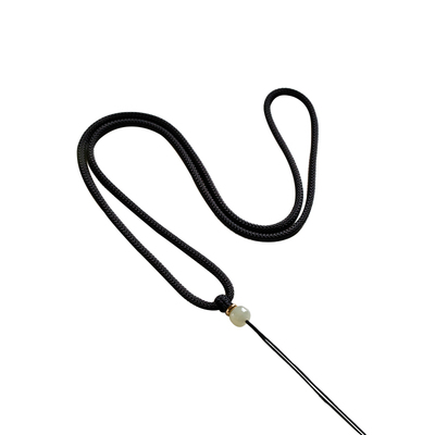 非常百搭款配黄金配饰编织项链绳