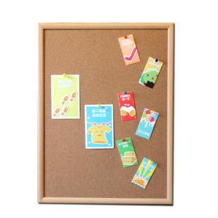 软木板照片墙背景记事图钉留言板挂式水松板办公布告60*90可定制尺寸 家用装饰备忘记录墙办公留言墙布告栏