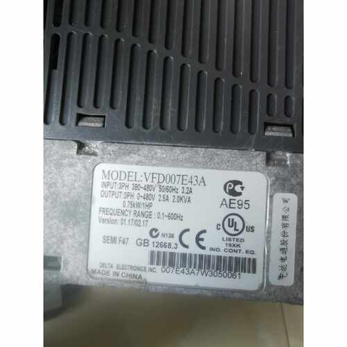 议价台达变频器VFD007E43A拆机质量好的维修