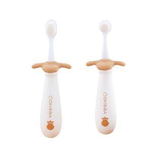 英氏儿童牙刷宝宝0-1到3岁婴幼儿软毛刷乳牙换牙期口腔清洁学刷牙