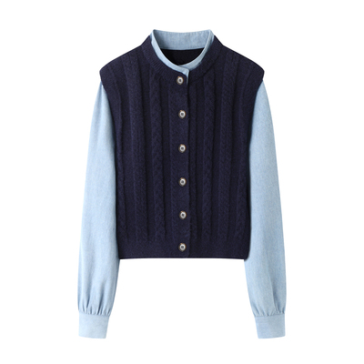 艾格2025秋新款高级感毛针织衫