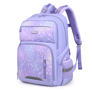 爱迪生轻悬浮减重儿童书包女生小学生三到六年级大容量女减负护脊