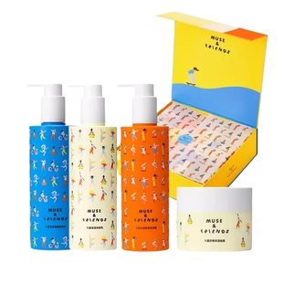 musefriends缪斯儿童洗发水护发素男女孩专用5-12大童面霜沐浴露