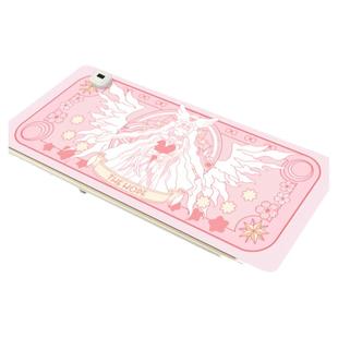 魔法少女樱加热鼠标垫超大发热暖桌垫办公室垫子桌面电脑键盘电热板暖手桌垫