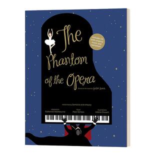英文原版 The Phantom of the Opera 歌剧魅影 剧院魅影 绘本+CD 精装 英文版 Catherine Washbourne 进口英语原版书籍