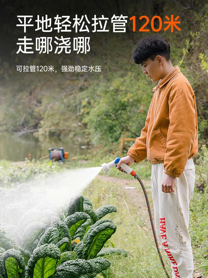 充电式抽水泵浇菜浇水抽水机农田用灌溉充电浇地家用菜园淋菜