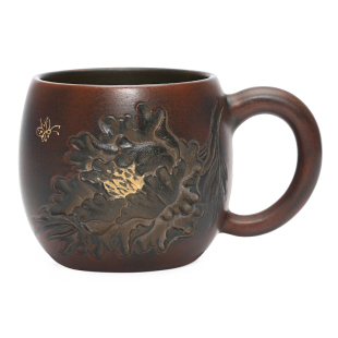 坭兴陶主人杯纯手工品茗杯茶具套装正品高档单杯个人专用心经茶杯