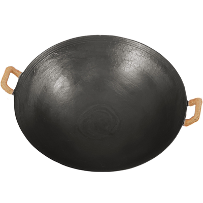 正宗生铁锅传统双耳铁炒锅无涂层