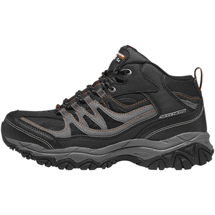 斯凯奇新款男鞋冬季高帮鞋户外休闲运动鞋男款秋冬款徒步登山鞋男