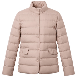 【商场同款】Hazzys哈吉斯轻薄羽绒服女秋冬时尚鹅绒外套