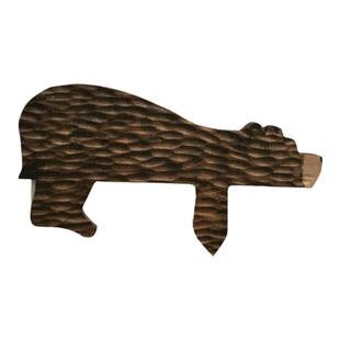 “看门顶上有只熊”有趣动物棕熊礼物木质装饰品门顶摆件