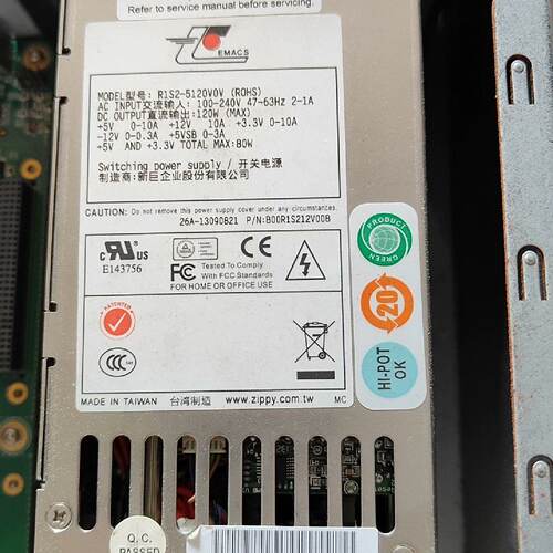 溢价- 台湾EMACS/新巨 开关电源 P1S2-5120V0