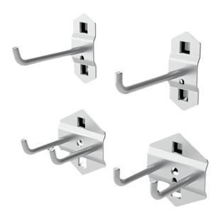 方孔洞洞板五金工具展示架工具挂钩挂板墙上钩子螺丝刀架货架加粗