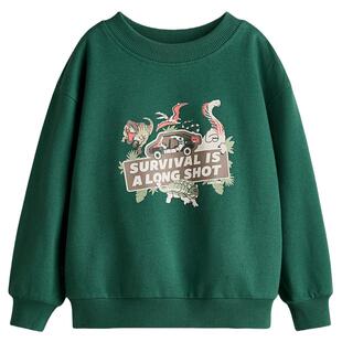 HM童装儿童男童卫衣春季保暖舒适印花图案卫衣打底衫1309024