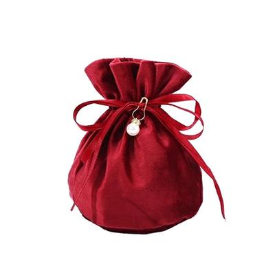 中国风大容量宫廷缎布喜糖袋喜盒