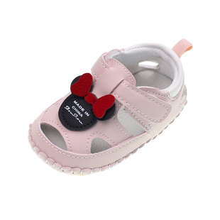 春夏婴儿鞋凉鞋0一1岁女宝宝鞋子软底学步鞋6到12个月3女童公主鞋