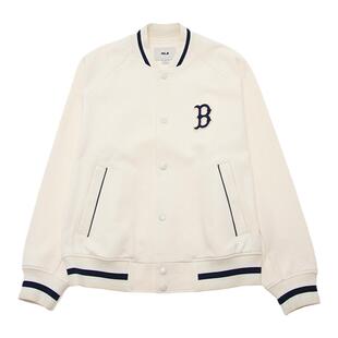 MLB官方 男女同款暗纹老花时尚棒球服外套春夏JPM04/JPM05