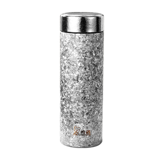 希诺纯钛保温杯茶水分离大容量男泡茶杯2026新款女高颜值便携钛杯