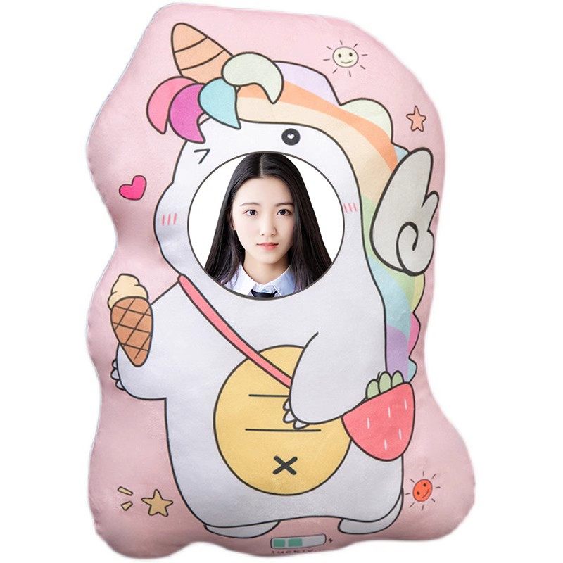 礼物定制公仔女朋友睡觉diy照片