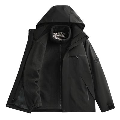 探觅防风防水三合一冲锋衣