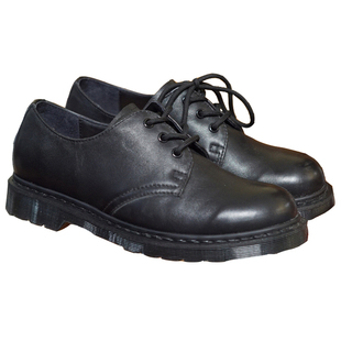 软软的黑武士1461马丁靴男固特异热熔焊接3孔1460低帮休闲鞋皮鞋