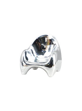 几何电镀树脂沙发模型艺术摆件