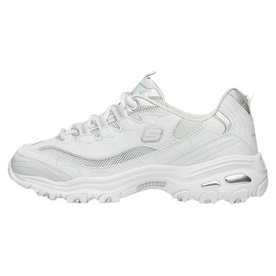 斯凯奇透气女老爹鞋小白鞋