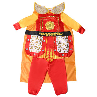 孙悟空服装儿童美猴王演出服大人扮演西游记套装齐天大圣衣服全套