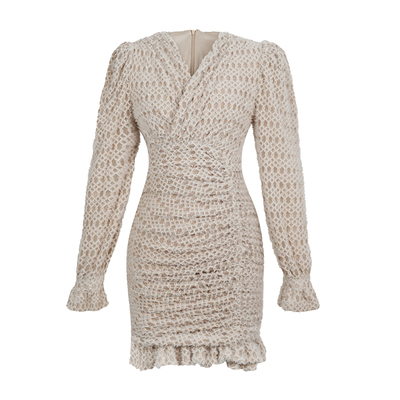 别致独特千金感蕾丝连衣裙