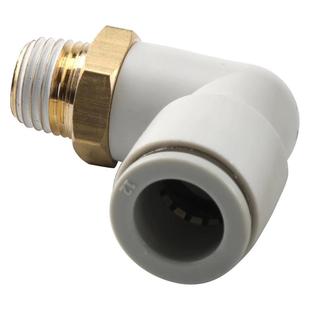 气动气管接头快速接头螺纹弯头PL8-02/4-M5/气管快接头6-01/10-03