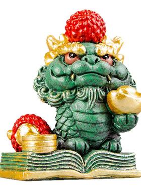 器物志青砂石摆件国潮桌面茶宠