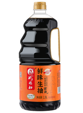巧媳妇鲜味生抽1.9L大桶家用酿造酱油炒菜凉拌卤炖调味提鲜厨房