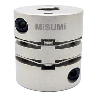 联轴器 双膜片夹持型工业标准品配件刚性万向节梅花夹壳带键槽