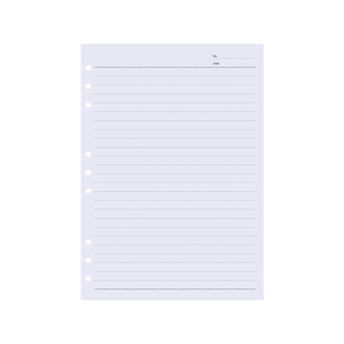 活页笔记本替换纸 120g加厚白纸替芯空白