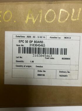 【询价】AIfA LAVAL EPC50 OP 板 适用