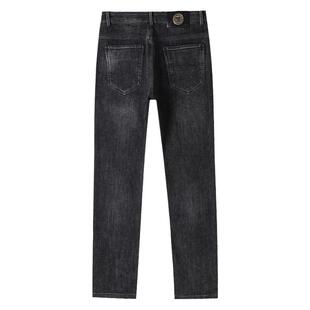 商务小直筒牛仔裤男春夏款时尚百搭休闲九分裤男靓仔高端品质男装