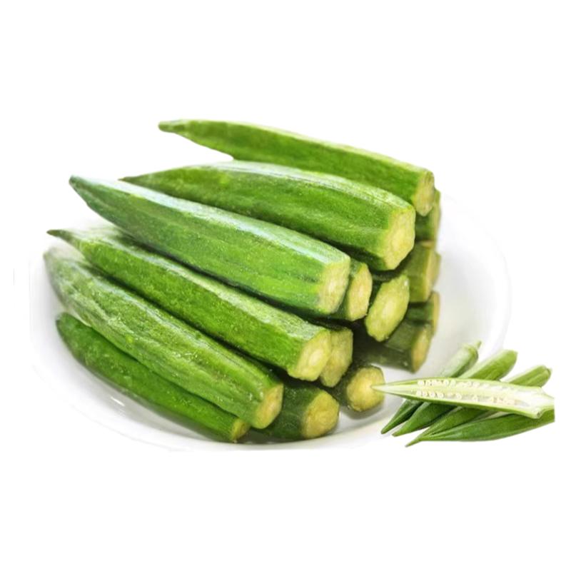 香脆即食秋葵脆干500g非油炸果蔬脆水果干蔬菜干零食休闲食品小吃