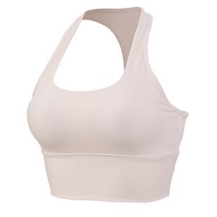 红色瑜伽背心女一体胸垫高强度防震可外穿普拉提训练健身运动内衣