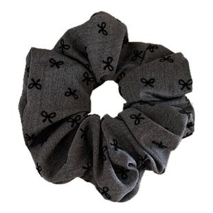 韩系飘带蝴蝶结大肠学院风格纹发绳高级发圈马尾头绳少女半扎发饰