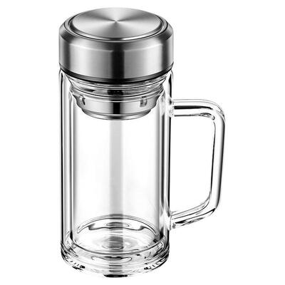 新款双层智能显温玻璃杯