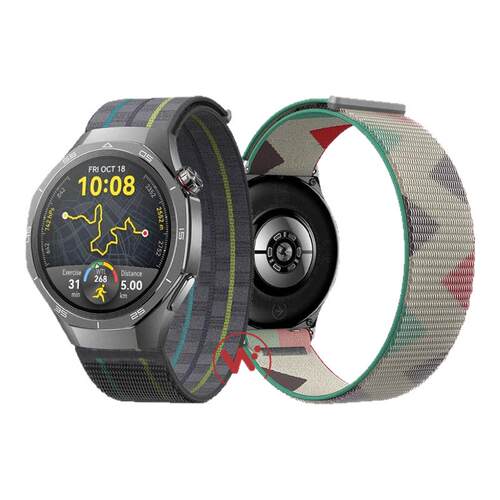 适用华为watchgt5pro手表带gt6尼龙回环GT Runner2乔格款腕表GT4智能watch4pro运动watch3PRO新款2e男女腕带