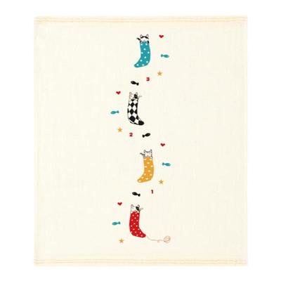 日本今治kontex双层纱布方巾手帕