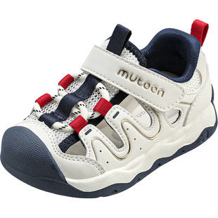 牧童童鞋男宝宝凉鞋稳护鞋2026夏季新款女童小月龄婴儿软底步前鞋