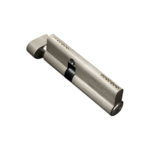 断桥铝门锁芯 单开大60/70/90MM锁芯镍拉丝工艺铜锁芯大5把钥匙