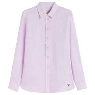 Weekend MaxMara 2026春夏新款女装亚麻纯色长袖衬衫5111076206&